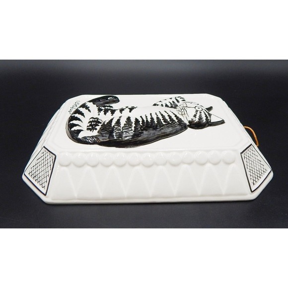 Sigma Taste Setter Bernard B Kliban Waving Cat Wall Hanging Mold Japan White - Picture 3 of 10